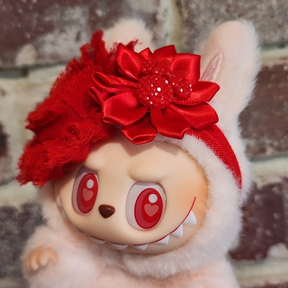 Labubu Red Minnie Mouse Headband - Picture 1 of 4